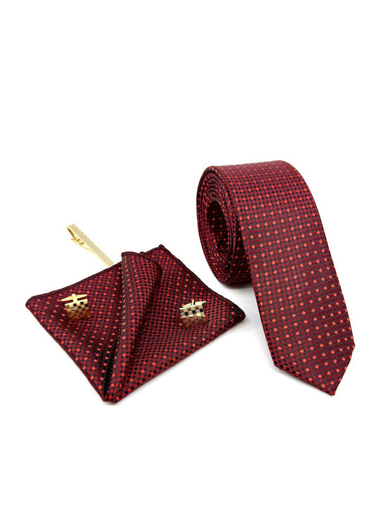 Legend Accessories Men's Tie in Red Color