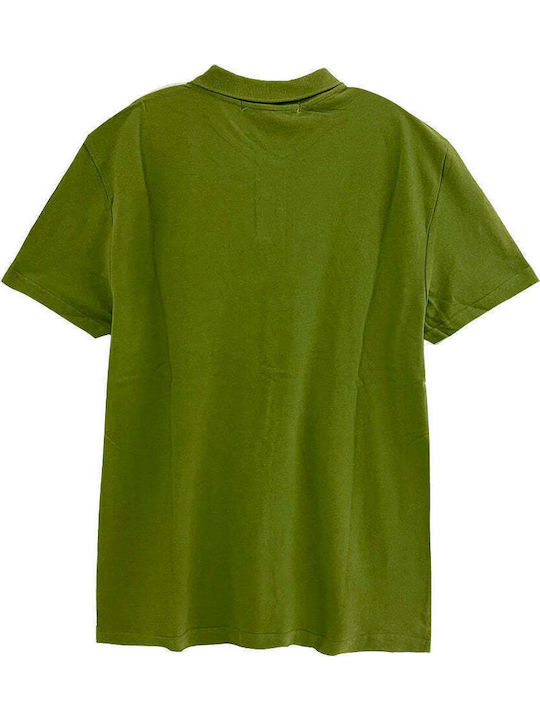 Polo Kurzarmbluse Olive