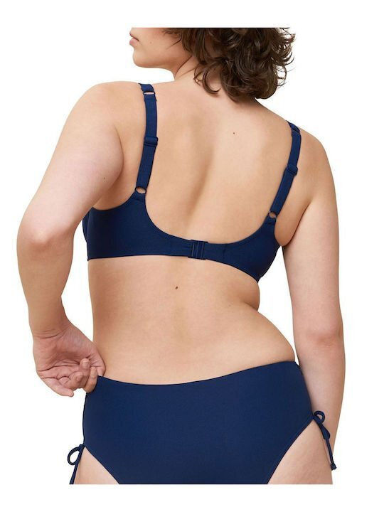 Triumph Underwire Bikini Swim Top with Adjustable Straps Blue