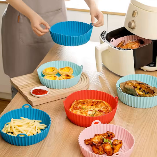 Keskor Φόρμα Σιλικόνης για Air Fryer 22x22εκ.