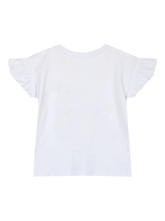 Energiers Kids Blouse Short Sleeve White