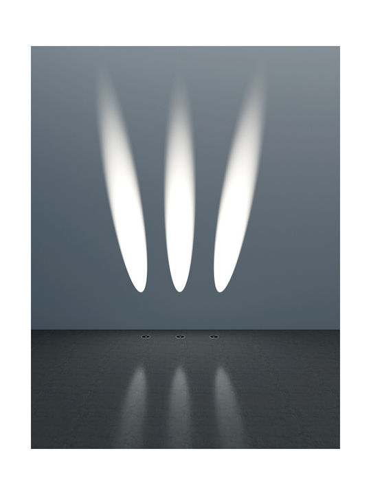VK Lighting VK Lighting Außenstehlampen LED 20W mit Warmes Weiß Licht IP67 Silber