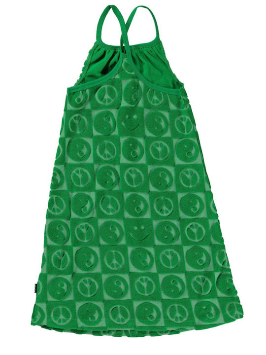 Molo Kids Dress Sleeveless Green