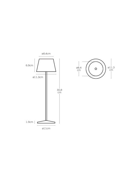 VK Lighting Desktop LED Lamp 2W 30.8x11.3cm VK Lighting Desktop LED Lamp 2W 30.8x11.3cm