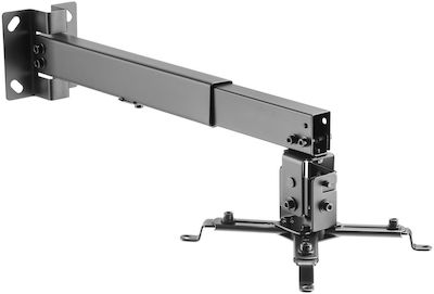 Powertech Projector Mount Ceiling with Maximum Load Capacity of 20kg Black