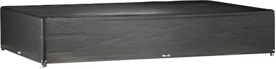 vidaXL Sofa Cover Black 325x205x60cm 2pcs
