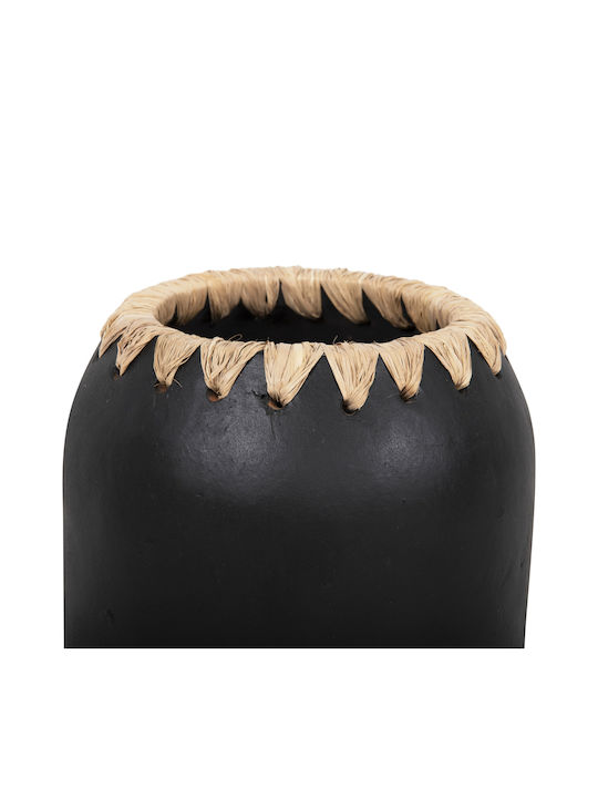 HomeMarkt Vază Decorativă Din ceramică Portocaliu 21x21x32cm 1buc