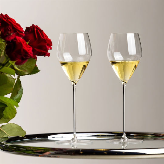 Riedel Set de pahare de sampanie / Vin alb din Sticlă Cu picior 2buc Riedel Set de pahare de sampanie / Vin alb din Sticlă Cu picior 2buc