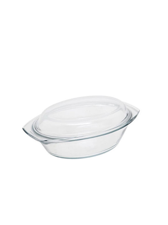 Simax Γάστρα Οβάλ Γυάλινη 24x12cm 2.4lt