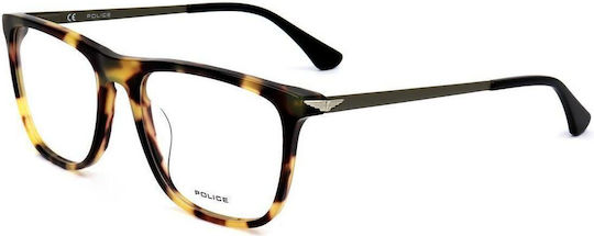Police Men's Green Prescription Eyeglass Frame VPLD05M 0VBV