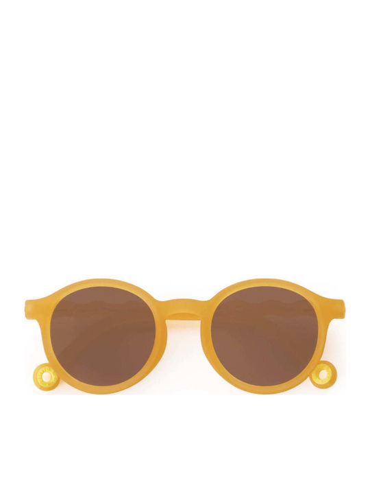 Olivio & Co Oval Kids Sunglasses with Polarized Lenses Yellow for 5-12 Years