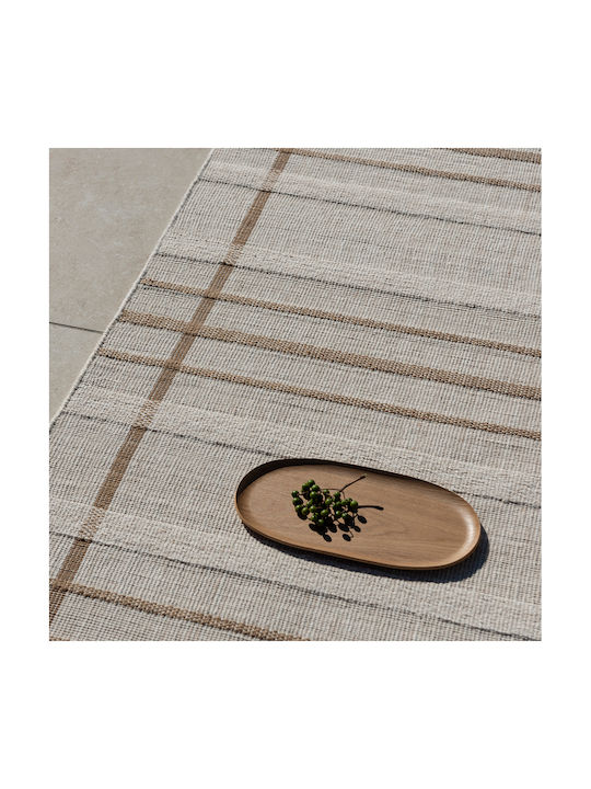 Brink & Campman Zona Line Lucrat manual Covor De exterior Rectangular Sesame