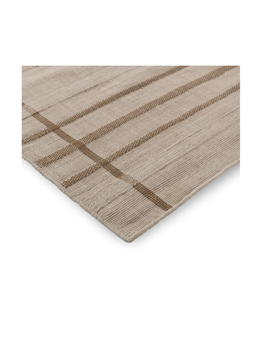 Brink & Campman Zona Line Lucrat manual Covor De exterior Rectangular Sesame