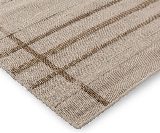 Brink & Campman Zona Line Lucrat manual Covor De exterior Rectangular Sesame