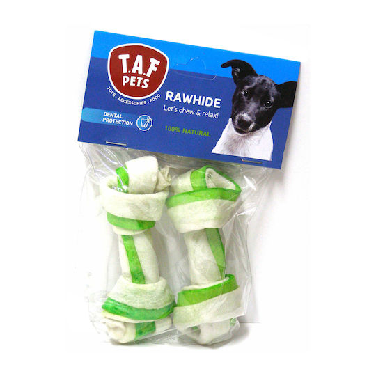 T.A.F. Pets Bone Knot for Dogs Natural 10cm 60gr 2pcs