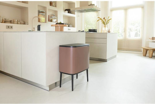 Brabantia Bo Touch Κάδος Απορριμμάτων Πλαστικός Καφέ