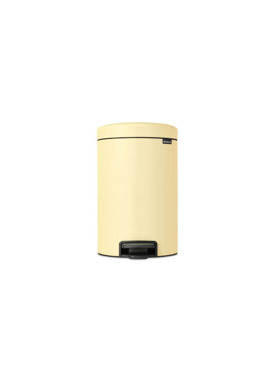 Brabantia Brabantia NewIcon Pedal Waste Bin Plastic with Pedal Yellow 12lt