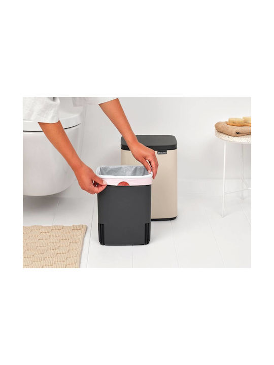 Brabantia Waste Bin Waste Plastic Beige 7lt 1pcs