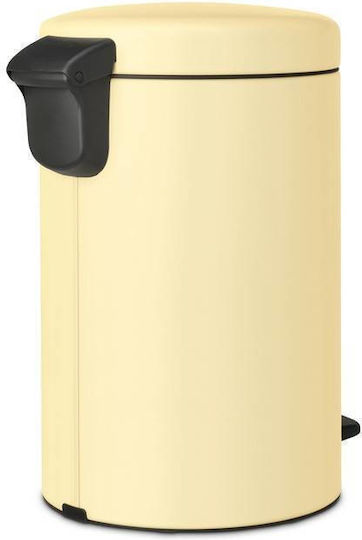 Brabantia Brabantia NewIcon Pedal Waste Bin Plastic with Pedal Yellow 12lt