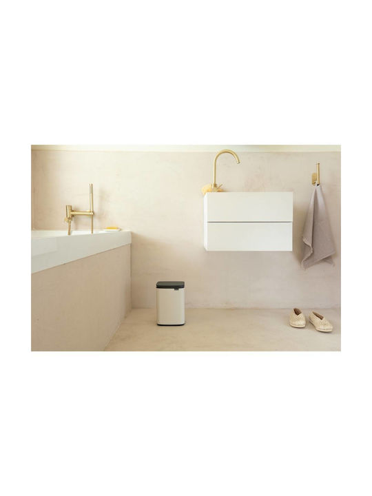Brabantia Κάδος Απορριμμάτων Πλαστικός Μπεζ 4lt