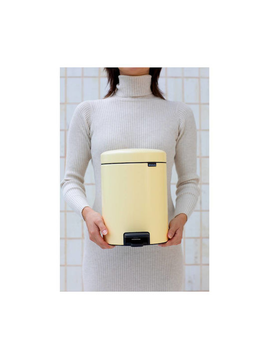 Brabantia Brabantia NewIcon Pedal Waste Bin Plastic with Pedal Yellow 12lt