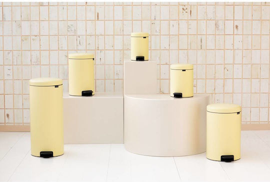 Brabantia Coș De Gunoi NewIcon Pedal Plastic Cu Pedală Galben 30lt