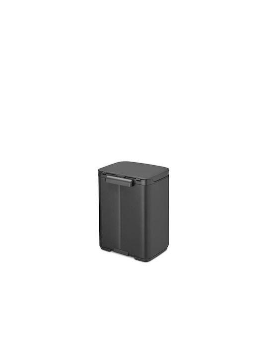 Brabantia Κάδος Απορριμμάτων Πλαστικός Γκρι 4lt