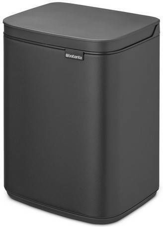 Brabantia Brabantia BO Mülleimer Kunststoff Push Grau 4lt