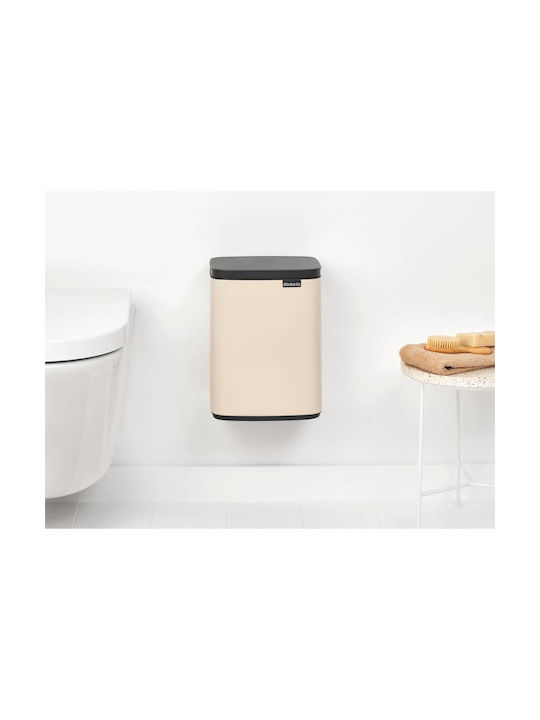 Brabantia Waste Bin Waste Plastic Beige 7lt 1pcs
