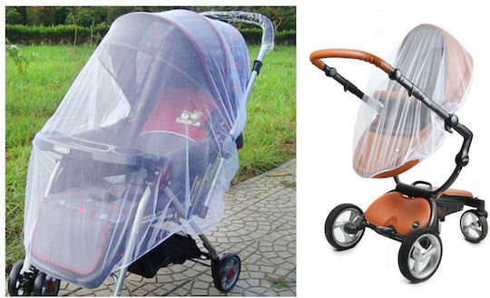 Mosquito Net for Stroller Tulle ZY11813QWS7 White 150x120cm