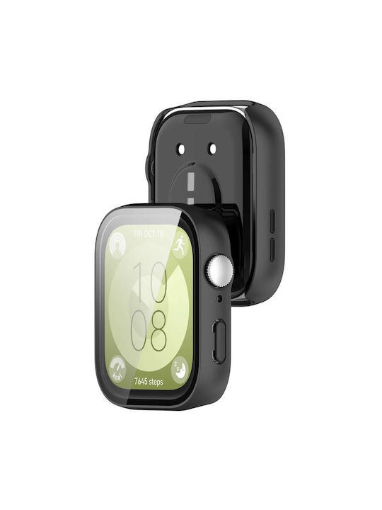 Tech-Protect Defense360 Πλαστική Θήκη σε Μαύρο χρώμα για Huawei Watch Fit 3