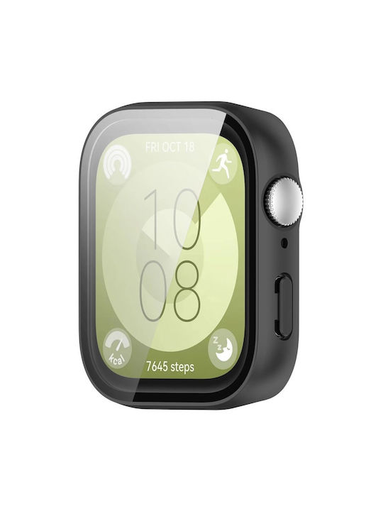 Tech-Protect Defense360 Πλαστική Θήκη σε Μαύρο χρώμα για Huawei Watch Fit 3