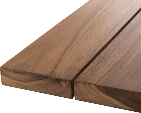 Tisch für kleine Außenbereiche Stabil LEO Massif Wood Teak 60x60x75cm