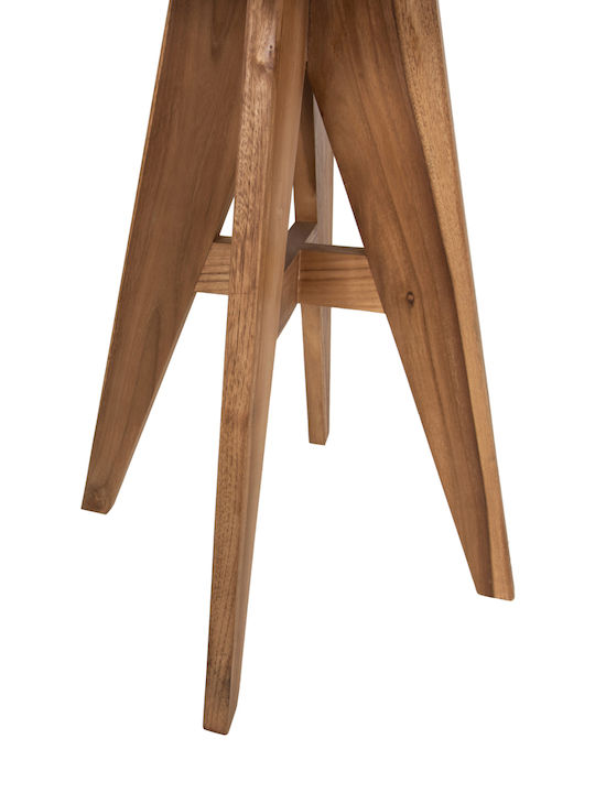 Tisch für kleine Außenbereiche Stabil LEO Massif Wood Teak 60x60x75cm