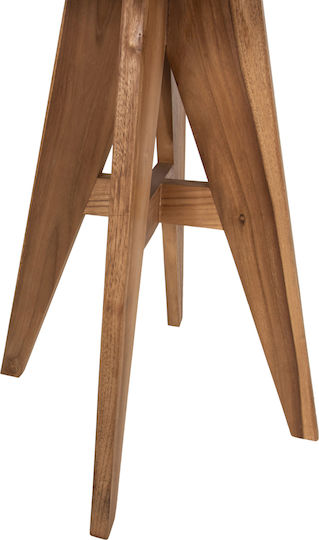Tisch für kleine Außenbereiche Stabil LEO Massif Wood Teak 60x60x75cm