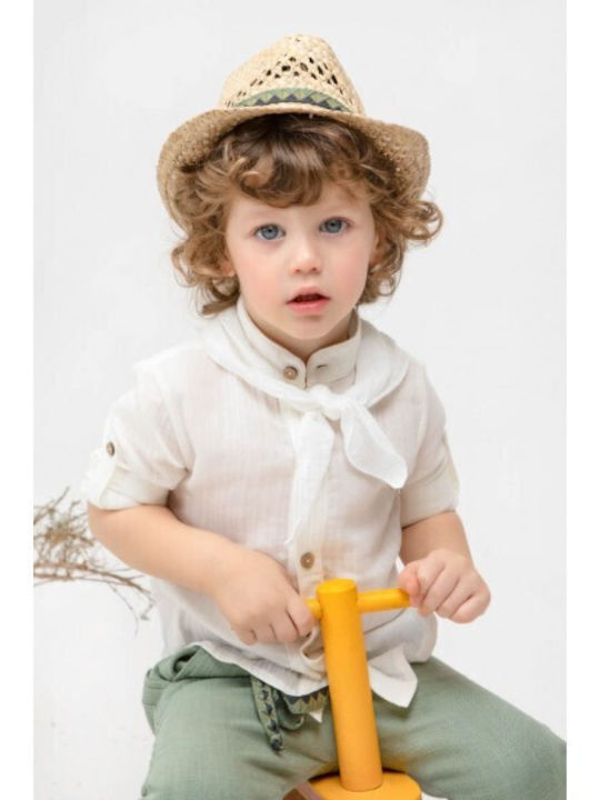 Bambolino Costum De Botez Pentru Băieți Merkouris Ecru
