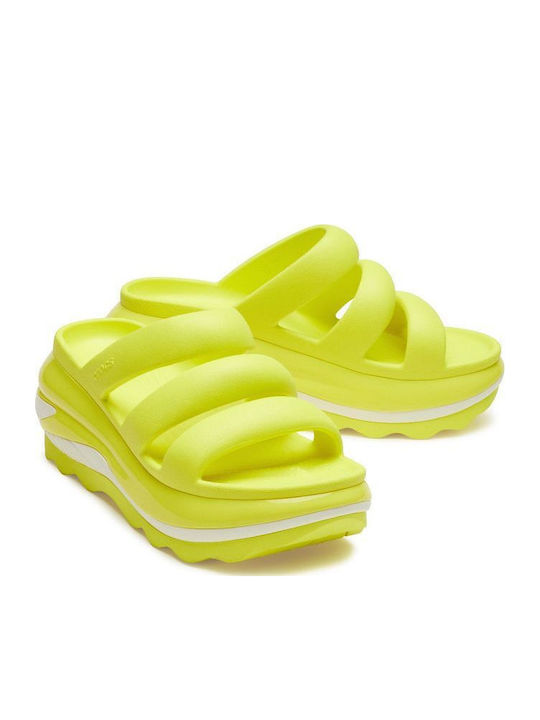 Mega Crush Women's Platform Shoes Yellow
