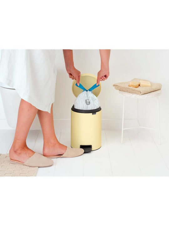 Brabantia Newicon Plastic Bathroom Basket 5lt Yellow
