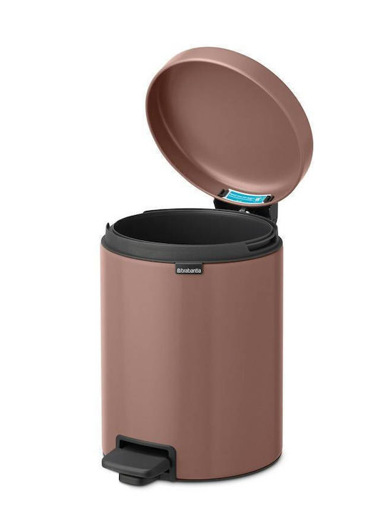 Brabantia Newicon Metallic Bathroom Basket 5lt Brown