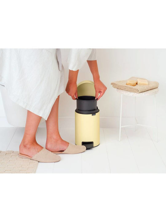 Brabantia Newicon Καλαθάκι Μπάνιου 3lt Κίτρινο