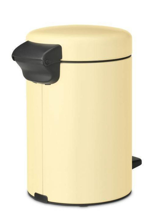 Brabantia Newicon Καλαθάκι Μπάνιου 3lt Κίτρινο