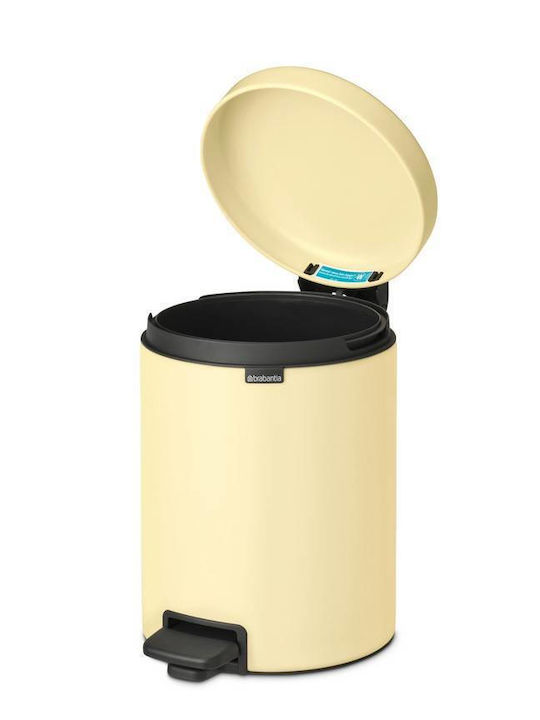 Brabantia Newicon Plastic Bathroom Basket 5lt Yellow