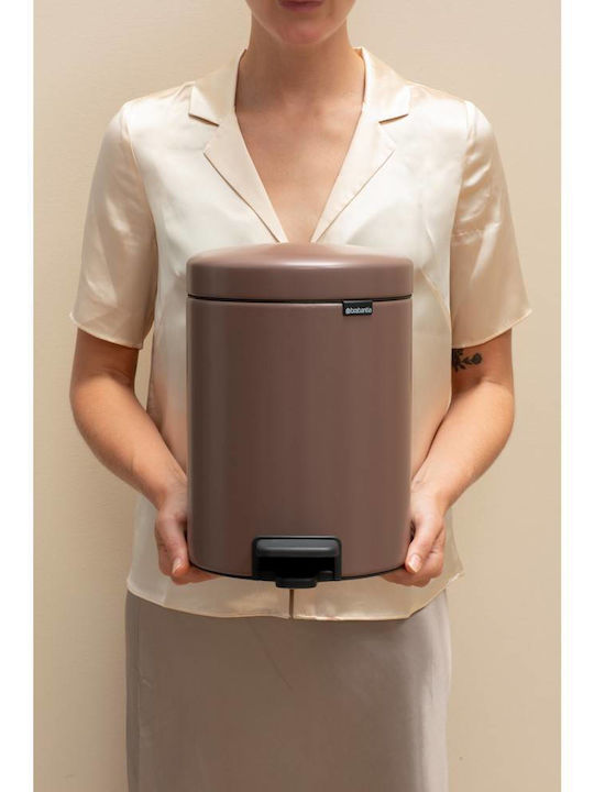 Brabantia Newicon Metallic Bathroom Basket 5lt Brown