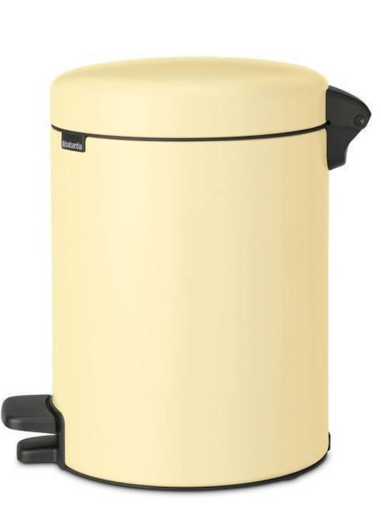 Brabantia Newicon Plastic Bathroom Basket 5lt Yellow