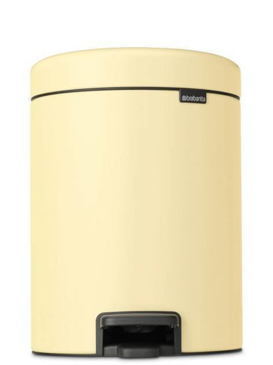 Brabantia Newicon Plastic Bathroom Basket 5lt Yellow
