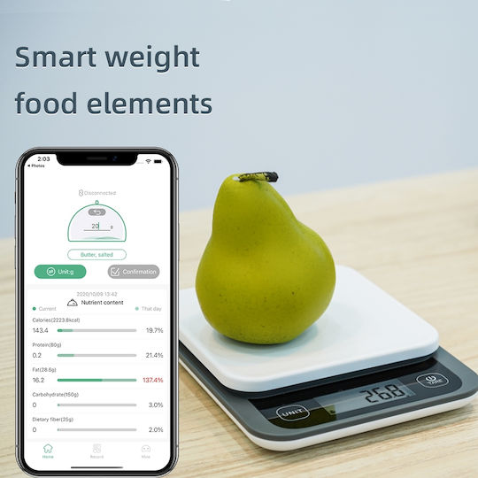 Aoke Digital Kitchen Scale White