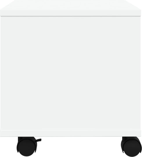 Βάση Εκτυπωτή με Ρόδες Λευκή 41x32x34,5 εκ. (840611)