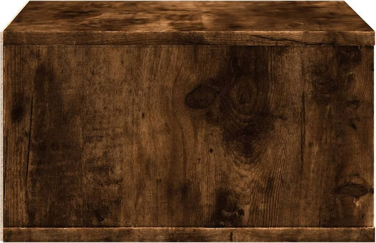Table Stand Printer Stand Smoked Oak 49x40x22.5 cm Treated Wood 840594