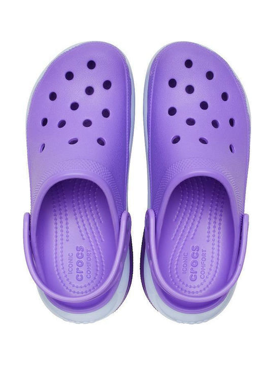 Crocs Classic Mega Crush Women’s Clogs Purple