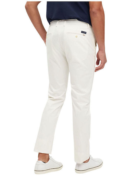 Beneto Maretti Men's Trousers Elastic white